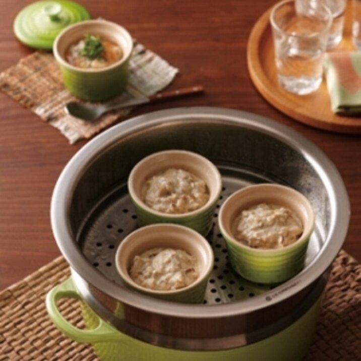 ル クルーゼ公式 イワシのつくね蒸し 梅肉餡 レシピ 作り方 By ル クルーゼ公式ショップ 楽天レシピ